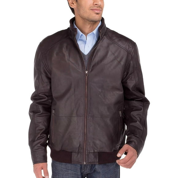 Men Motorcycle Lambskin Leather Jacket Coat Outwear Jackets LFM875 